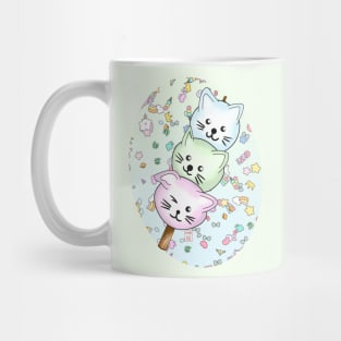 cute cat dango on a stick Mug